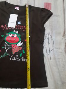 New Cotton Top With Tag Fir Girls, (Bust 26-28)
