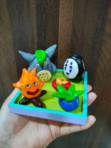 Cute Anime Figurines Set