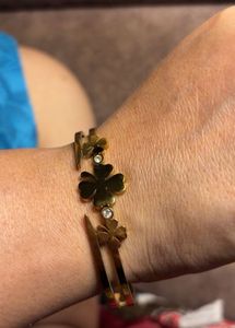 Lucky Clover Charm Bracelet
