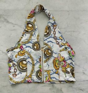 Pinteresty Patterned HalterneckTop