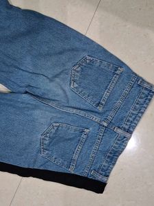 ❗SALE❗Blue Jeans with Black Side Stripe