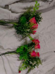 Artificial Flowers 💐 Bouquet 💐set Of 2