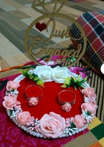 Engagement Ring Decoration Thali