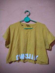 Yellow Crop Top....