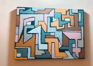 Abstract Geometric Wall Art Modern Canvas Painting