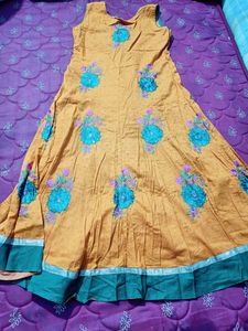 Anarkali Kurta Set, With Full Embroidery Design. More Prettier Than Picture.