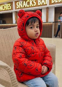 Cute Bear Puffer Jacket for Kids