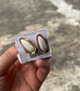 Elegant Stone Stud Earrings