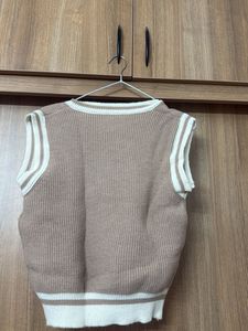 Cozy Knit V-Neck Sweater Vest