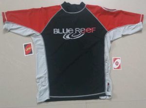 Blue Reef Rash Guard Jersey