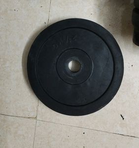 4 Rubber Dumbbell plates