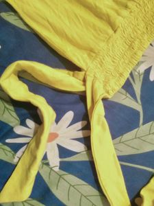 Puma Yellow Racerback Tank Top