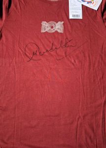Official Sachin Tendulkar Hand Signed tshirt