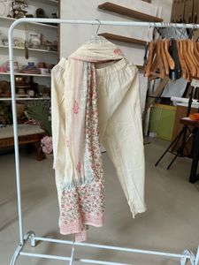 Embroidered Cotton Kurta
