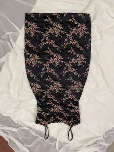 Black Floral Slip Dress