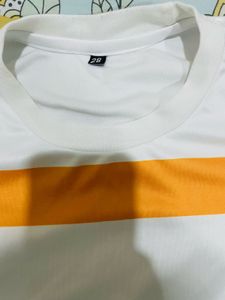 New White &amp; Orange Athletic Set
