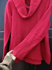 Off-Shoulder Knit Sweater