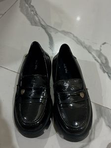 Black Patent Loafers