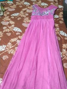 Stunning Pink Embellished Gown