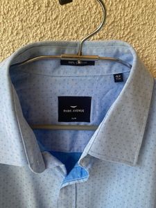 Park Avenue Slim Fit Blue Shirt