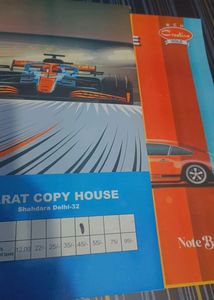 4 Regular Size Fair Notebooks (180-200 Pages)