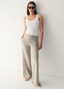 pull&bear Korean style wide leg  Trouser pant