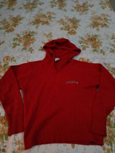 Adidas Red Hoodie Sweater for girls or women