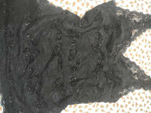 Elegant Black Lace Tank Top