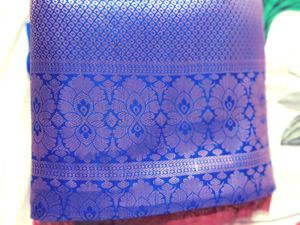 Royal Blue Banarasi Silk Saree