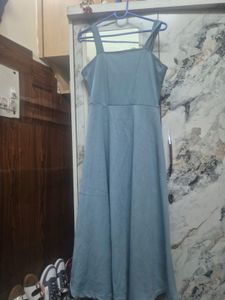 Light Blue Midi Dress