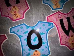 Baby Shower Photo Booth Props Set