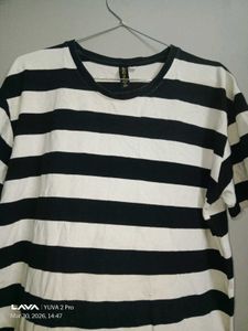 Striped Round Neck T-Shirt