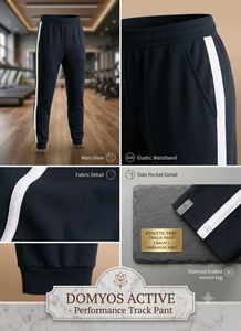Comfortable Black Track Pants