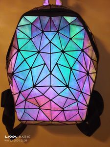 Geometric Reflective Backpack