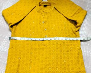 ETHNIC YELLOW KURTA