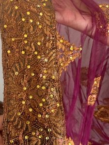 Embroidered Ethnic lehanga ,only few hours used