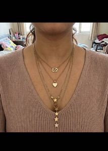Layered Zodiac & Star Charm Necklace