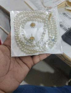 artificial pearl necklace set ( number 1 )