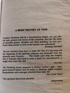 A brief history of time.