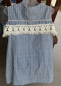 Striped Cold Shoulder Dress