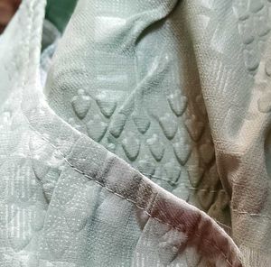 Elegant Light Green flared sleeve top