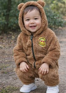 Cute Girls' Fleece Pajama Set