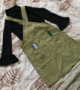 Girl,s Dungree With Top