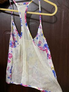 Floral Tank Top&amp; long shirt