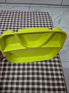 Bright Green Divided Dinner Plate