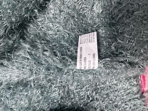Cozy Blue Fuzzy Knit Cardigan