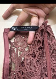 Lace Detail Mini Dress