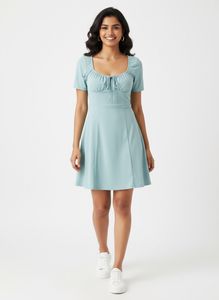 H&M Pastel Blue Mini Dress👗 - Free Delivery