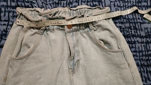 Paper Bag Mom Jeans