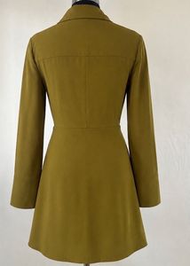 MANGO Olive Green Wrap Dress (NEW WITH TAG)